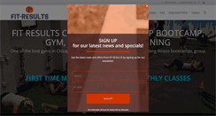 Desktop Screenshot of fitresults.net