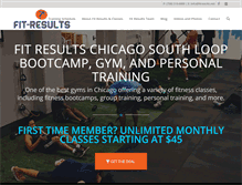Tablet Screenshot of fitresults.net